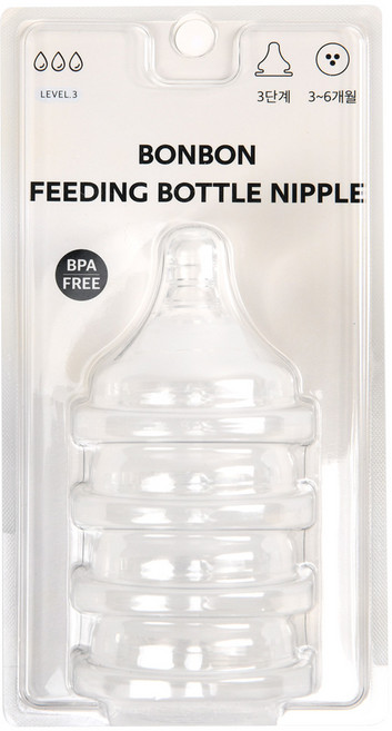 데일리라이크 봉봉 젖꼭지, 3단계, 4개