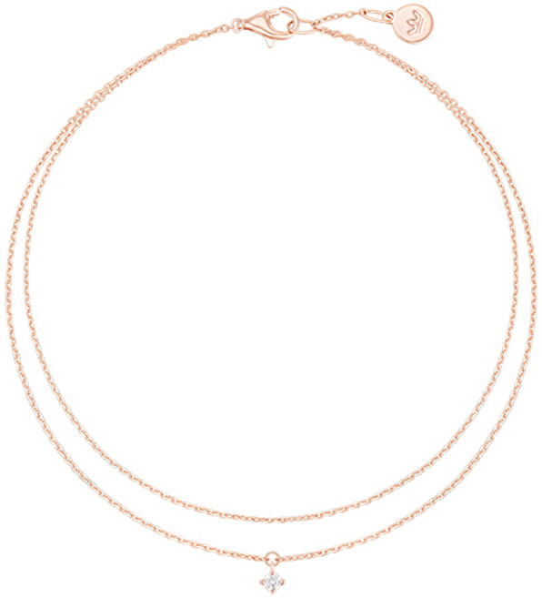 제이에스티나 여성용 LALA J 2줄 발찌 + 쇼핑백