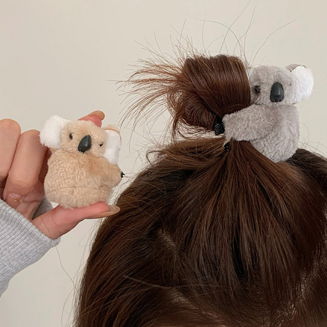 젤루나 귀여운 미니 코알라 헤어 고정 머리핀 2종 세트 LH-195