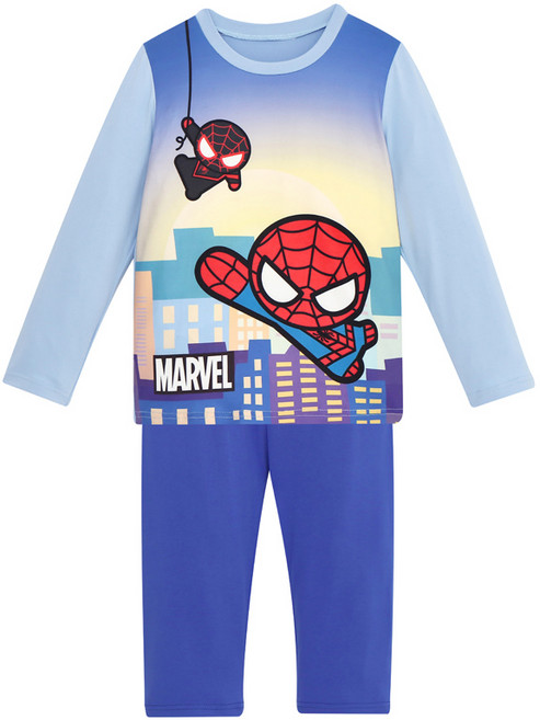 蜘蛛人男童蜜桃絨上下套裝 61063