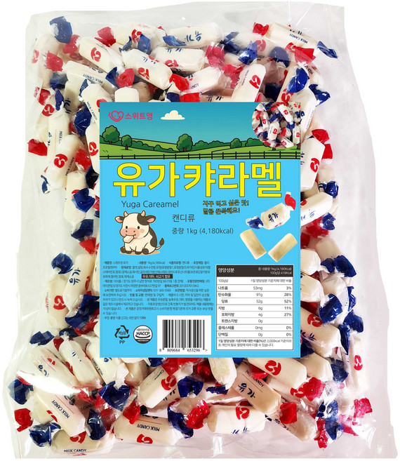 스위트영 유가 캬라멜, 1kg, 1개
