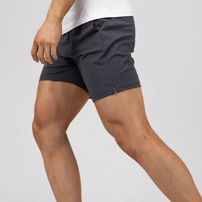 L.LAMO 男士肌肉剪裁開衩短褲