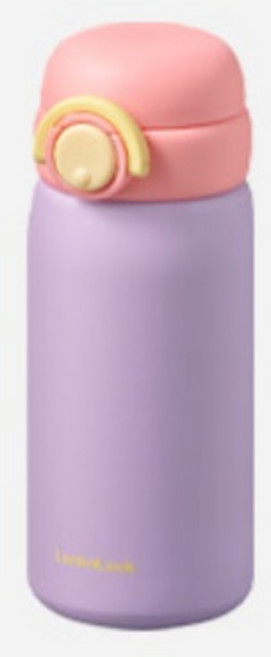 락앤락 스쿨핏 스위치캡 텀블러 LHC3384, 바이올렛(LHC3384VOL), 380ml, 1개