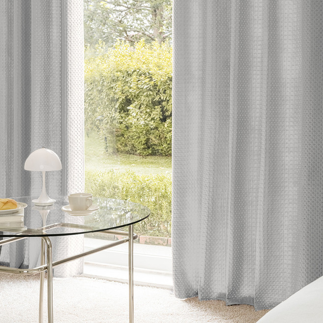 더자리 방한 다운필 패딩 커튼 아일렛형 긴창 2p