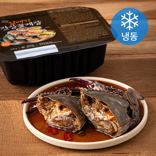자연일품 알배기 간장꽃게장 (냉동), 500g, 1개