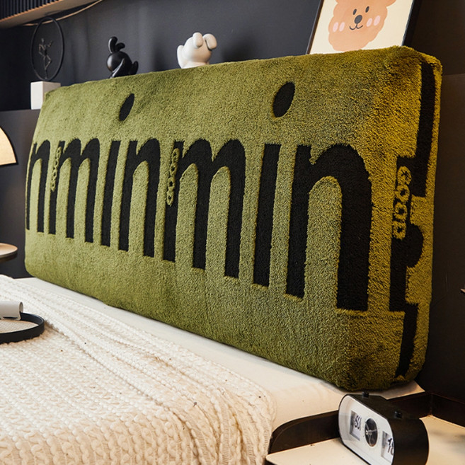 알로데 뽀송이 침대 헤드커버, 4 레터링그린, 1개