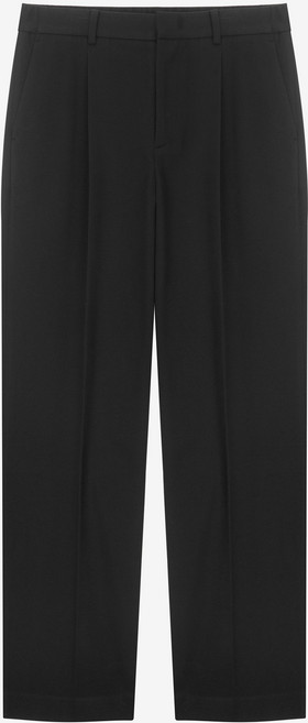 마인드브릿지 남성용 웜 와이드 원턱 밴딩 오버핏 팬츠 MYPT7113