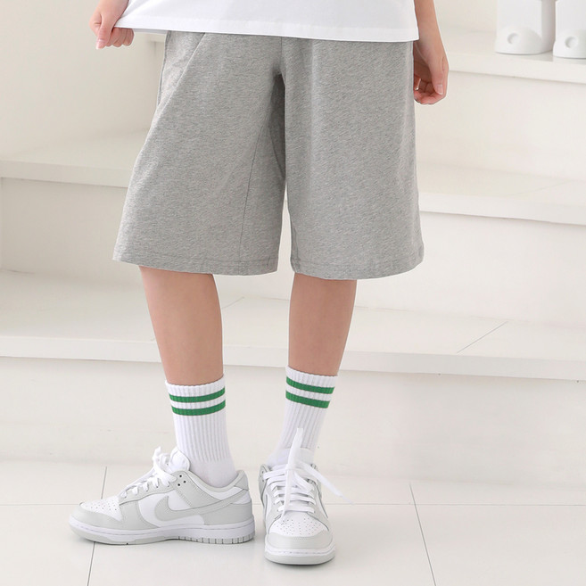 제이키드주니어 아동용 통기성 와이드 트레이닝 7부 반바지 1205