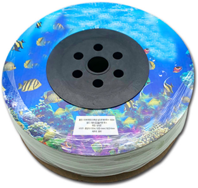 아쿠아테라 수족관 실리콘 에어호스 화이트, 1개