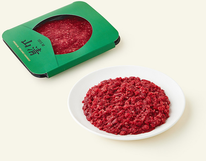 유기축산물 인증 산청 한우 다짐육 1등급 (냉장), 200g, 1개