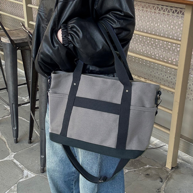 프롬헤븐 베리허 토트 크로스 텀블러 캐리어결합 에코백 H984