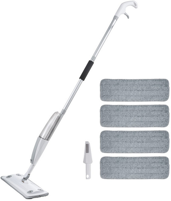 comet 噴霧拖把組 拖把布5條, 1組