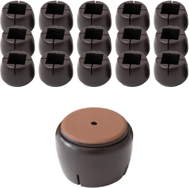 체어서퍼 프리미엄 사각다리용 의자발커버, 16개