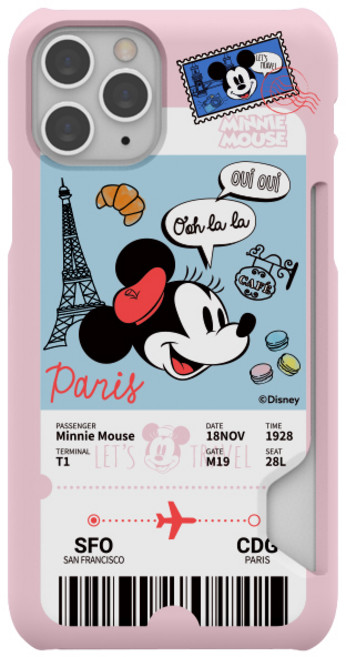 디즈니 시티 트래블 슬림카드 휴대폰 케이스