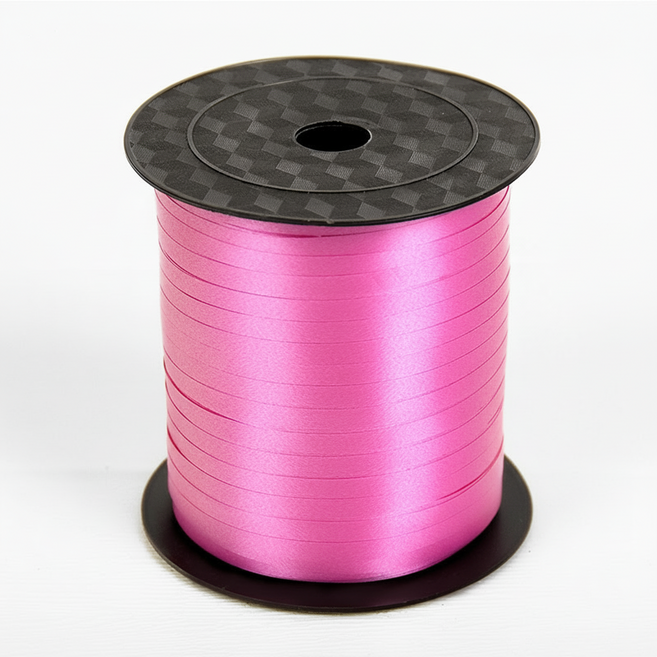 마켓피아 다용도 포장 리본 공예 데코레이션 작업노끈 0.5cm x 200m, 로즈 레드, 2개