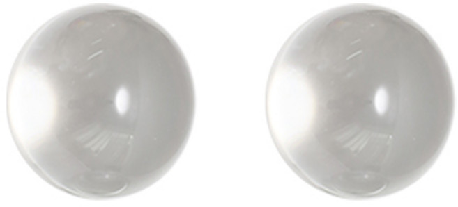 대한 유리 구슬 촬영 소품 8cm 2p, 2개