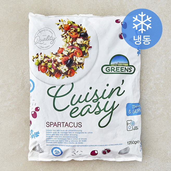 DARTA 퀴진이지 스파르타쿠스 (냉동), 1.25kg, 1개