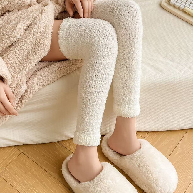 이지레그 부드러운 탁테일 레그워머 수면 발토시 2켤레