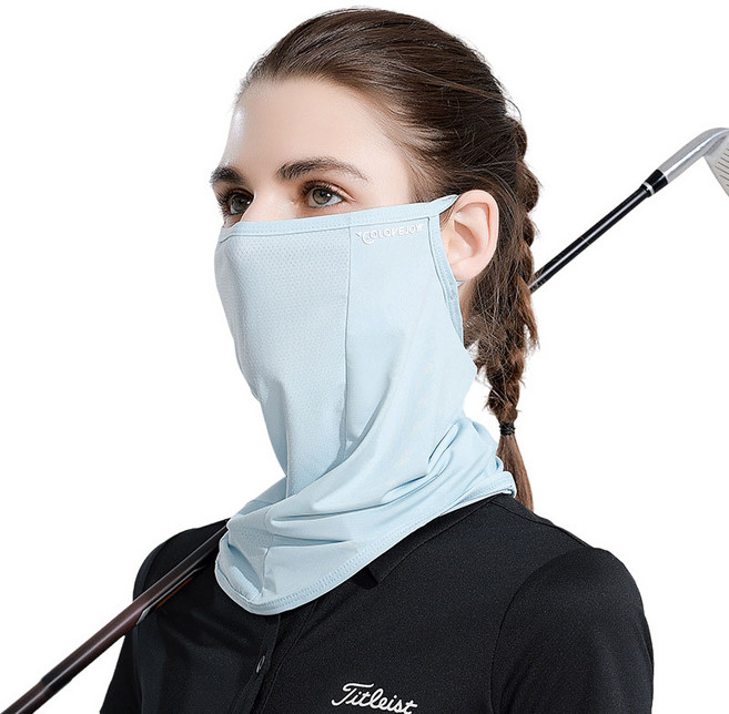 고로브이조이 핫데이썸 골프 마스크, 블루, 1개