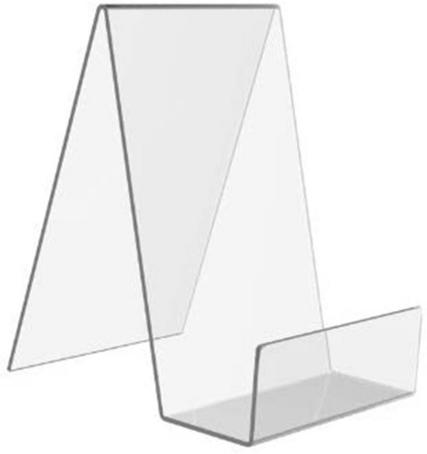 아크릴 책꽂이 겸 스탠드, 투명