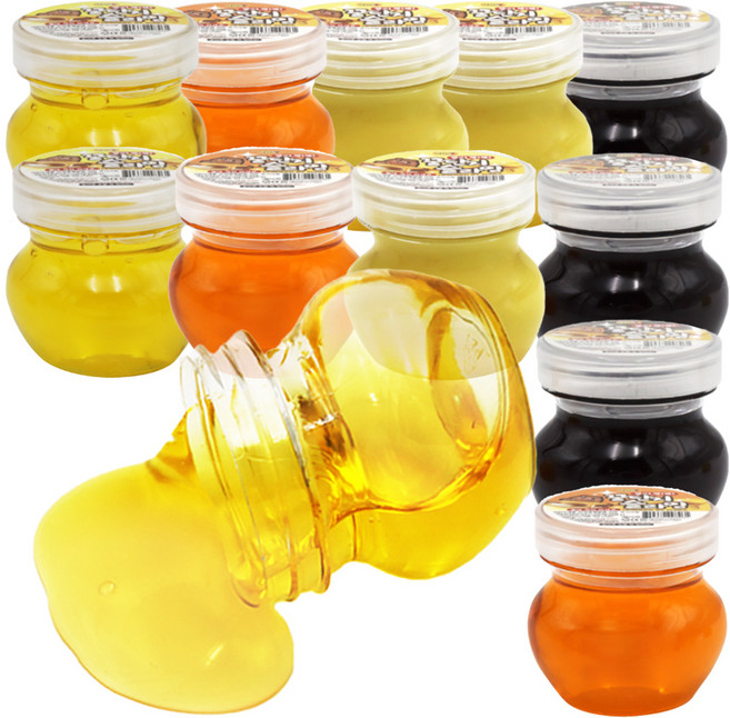 아가플러스 스윗 허니잼 슬라임 4종 x 3p 세트, 밤꿀 + 토종꿀 + 아카시아꿀 + 로얄젤리, 115g, 1세트