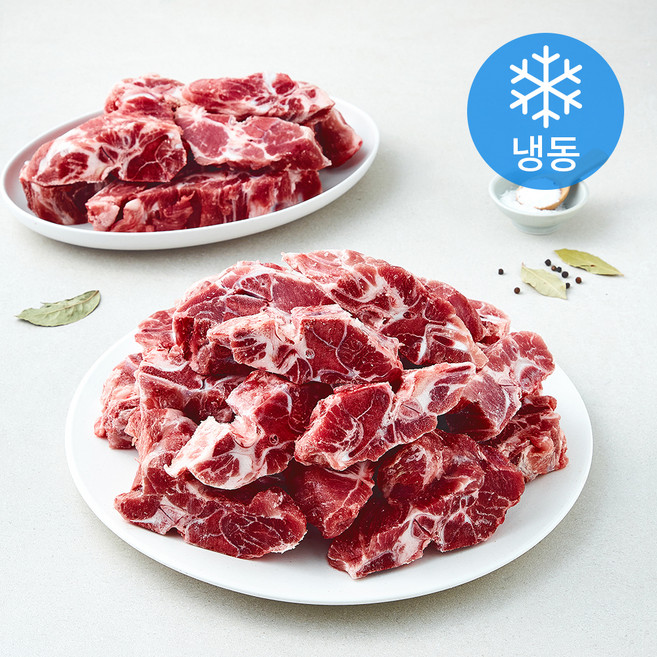 미국산 돼지목뼈 찜용 (냉동), 1개, 5kg