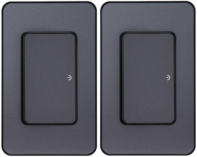 Diart 單切1開關 霧面灰色, 2個