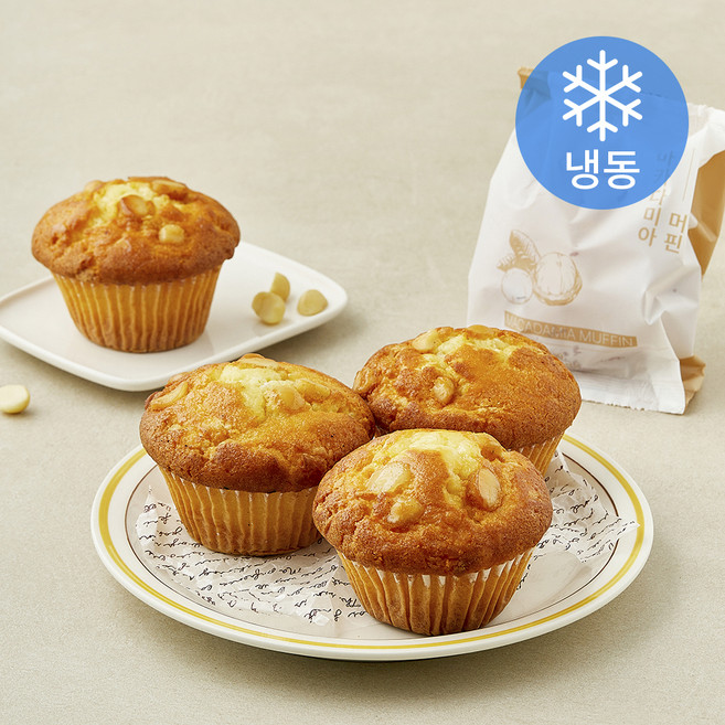 파미유 마카다미아 머핀 (냉동), 140g, 4개