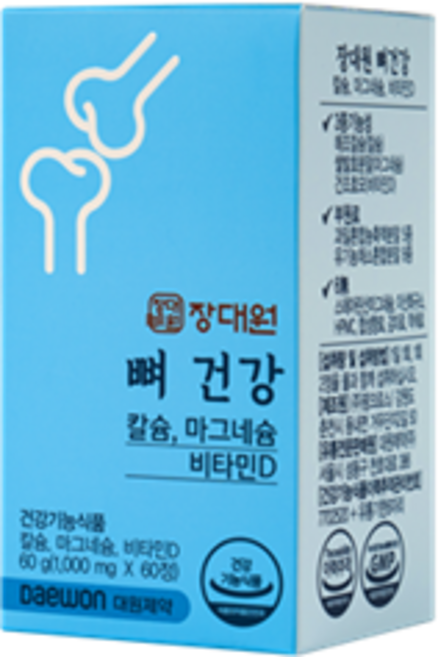 장대원 뼈 건강 영양제, 60정, 1개