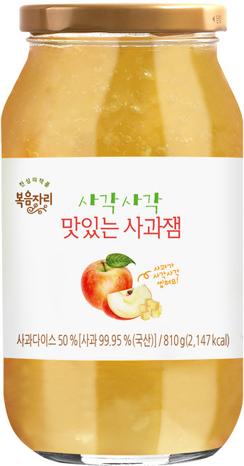 복음자리 사각사각 사과잼, 810g, 1개