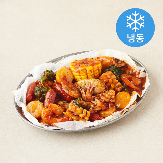 9위 - 오션쉐프 간편조리 보일링 씨푸드 한판 (냉동), 500g, 1개