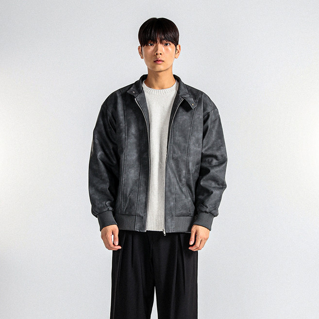 크램프 남성용 레자 라이더 자켓