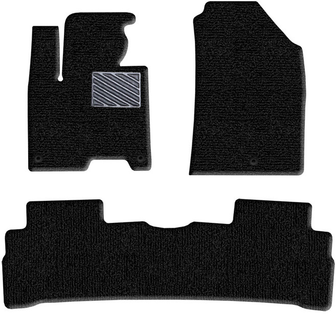 포시즌카매트 프리미엄 코일 카매트 확장일체형, 기아 더올뉴 스포티지 NQ5 가솔린 디젤 겸용 2021년 7월, BLACK