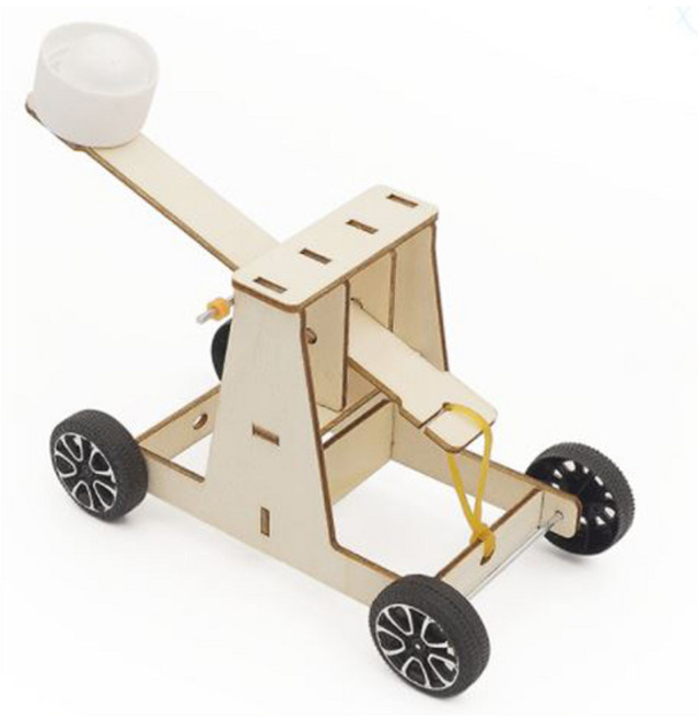 티처스 STEAM 고무동력 투석기 만들기 과학실험키트 R-33, 5개