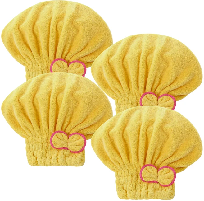 아케이바이 고급형 극세사 드라이 헤어타올 26 x 28 cm, 4개 - 쿠팡