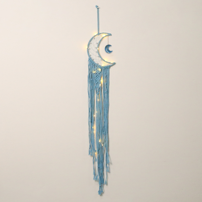 힘룸 예쁜 마크라메 벽장식 문, 스카이