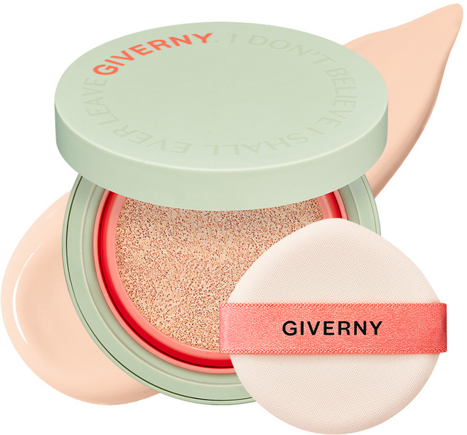 지베르니 밀착 커버 쿠션 파운데이션 12g, 21NW라이트베이지, 1개