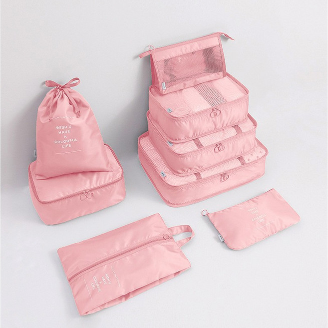 ROJI 여행용 휴대용 파우치 8종 세트