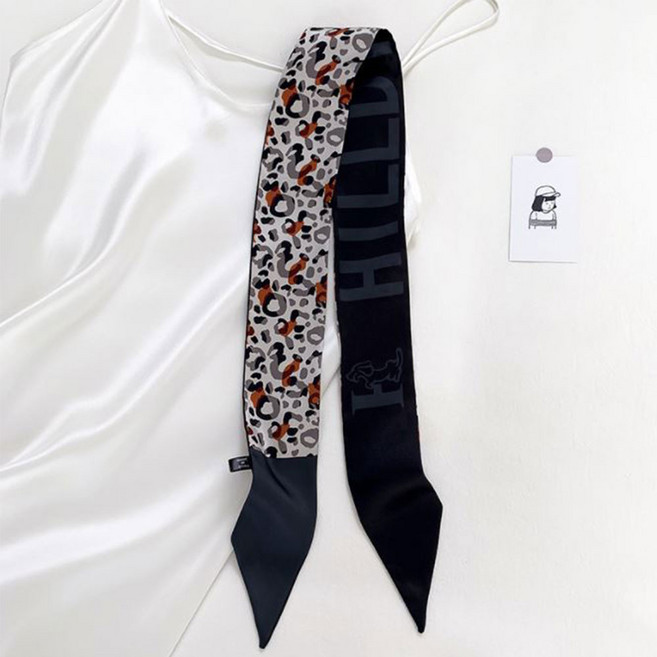 수스다 머리끈 키링 가방 손목 코디 활용 럭셔리 프린트 스카프