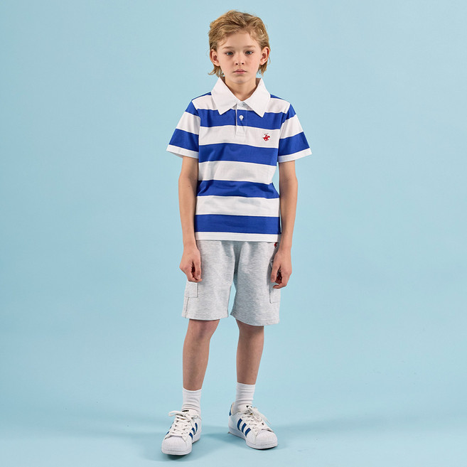 비버리힐스폴로클럽 주니어 파인스웨트 통기성 상하의 세트