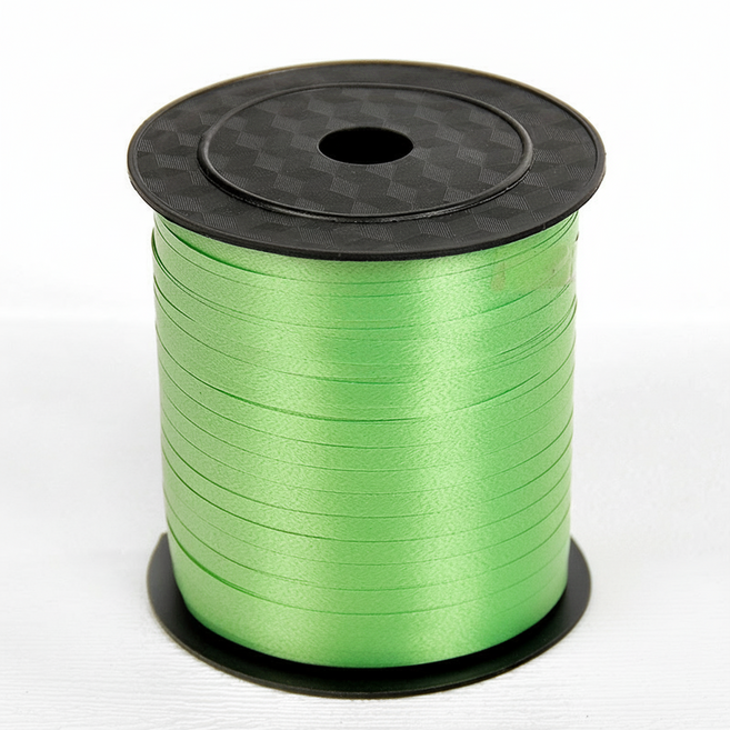 마켓피아 다용도 포장 리본 공예 데코레이션 작업노끈 0.5cm x 200m, 과일 녹색, 2개