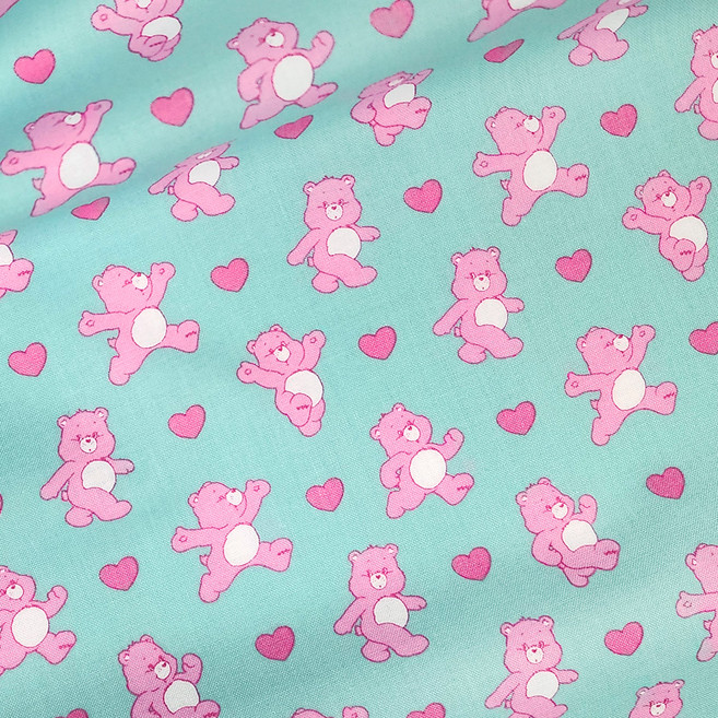 Leuhome 20支棉布料 淘氣鬼圖案, 薄荷綠, 1個