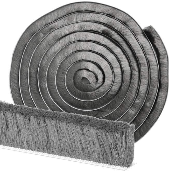 베이루 샷시 모헤어 창문 문풍지 5m 대, 1개