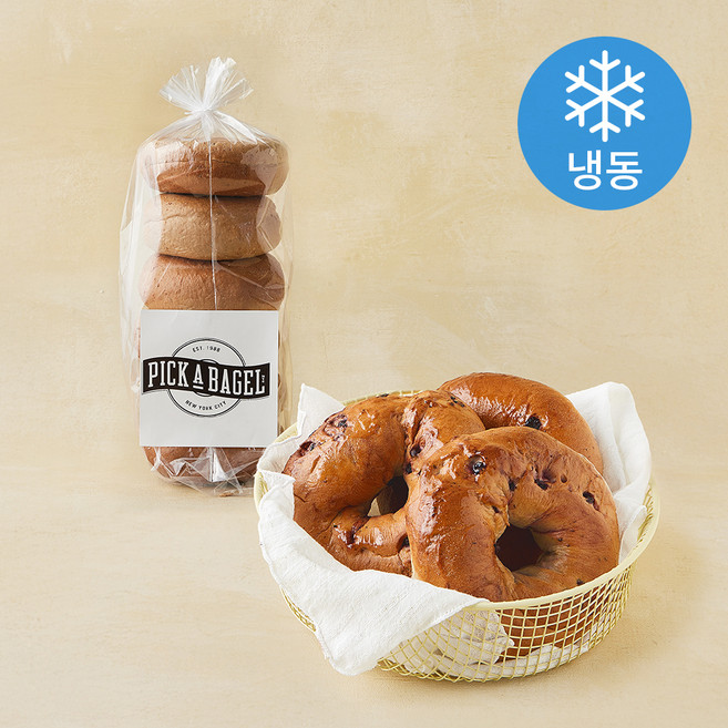 PICK A BAGEL 블루베리 베이글 6개입 (냉동), 678g, 1개
