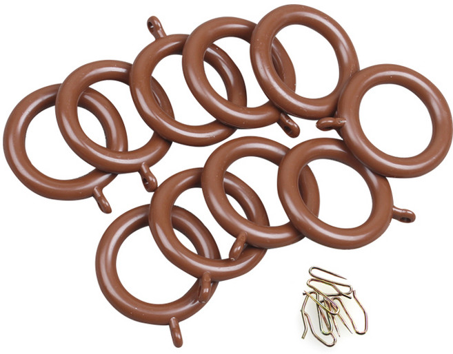 일반 커튼링 35mm 10p + 커튼핀 10p, 진우드, 1개