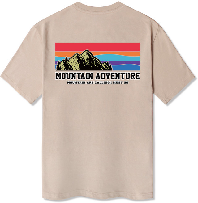 ILLUSO 男款 Mountain Adventure 標準棉質短袖T恤