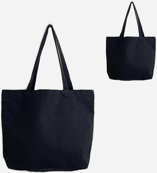 무지 가로형 에코백 2p