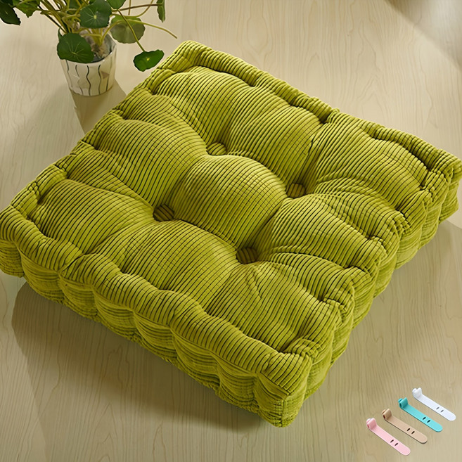 CareFree 華夫格坐墊 ZD 40 + 矽膠束帶 4入 綠色