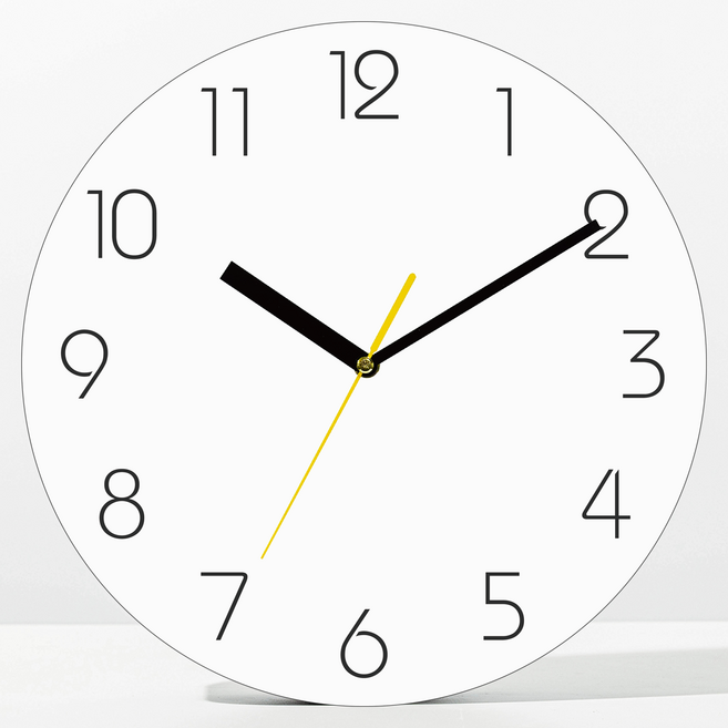 메르헨몬드 국산 에센셜 무소음 인테리어 벽시계 30cm, 화이트