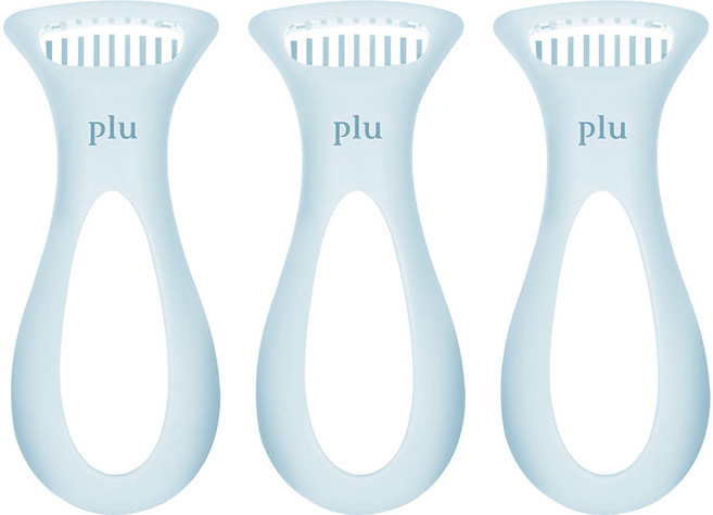 플루 퍼펙트 발 각질 면도기, 3개, 1개입